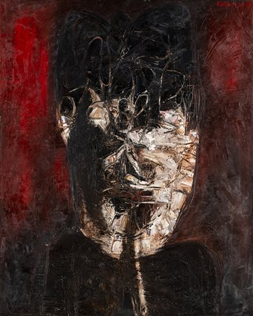 Bepi Romagnoni 1930 - 1964 Prelato - 1957 tecnica Olio su tela Dimensioni cm....