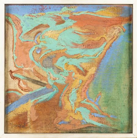 Attilio Forgioli 1933 Senza titolo tecnica Olio su tela Dimensioni cm. 30 x...