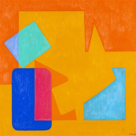 Augusto Garau 1923 - 2010 Il conflitto - 1989 tecnica Olio su tela Dimensioni...