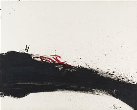 Tsai Hsia Ling 1936 Senza titolo - 1962 tecnica Tecnica mista su tela...