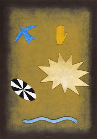 Lucio Del Pezzo 1933 Dall’esperienza all’occulto tecnica Tecnica mista e...