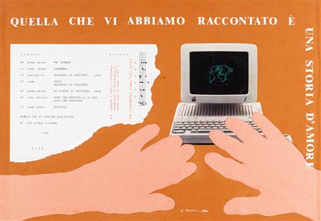 Eugenio Miccini 1925 - 2007 Quella che vi abbiamo raccontato - 1980 tecnica...