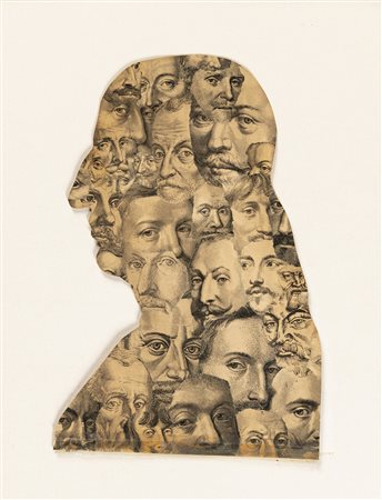 Jiří Kolář 1914 - 2002 Senza titolo tecnica Collage di carta Dimensioni cm....