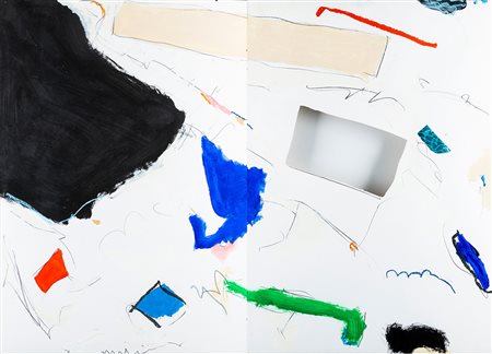 Paolo Patelli 1934 Remember lady day - 1988 tecnica Dittico, tecnica mista e...