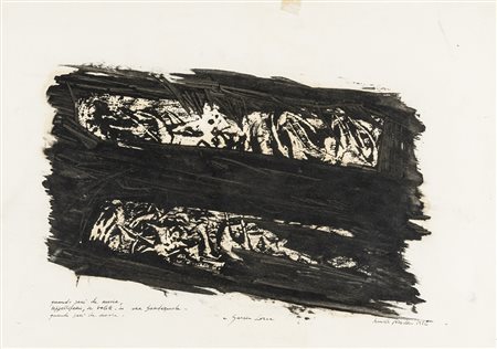 Arnaldo Pomodoro 1926 Senza titolo - 1969 tecnica Tecnica mista su carta...