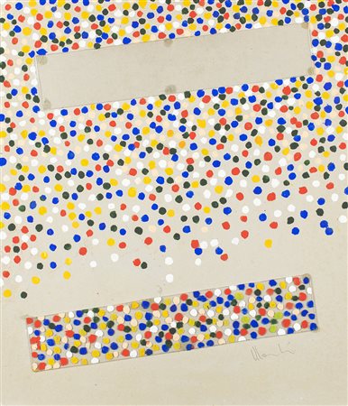 Aldo Mondino 1938 - 2005 Senza titolo - 1980 tecnica Acrilico e plexiglass su...