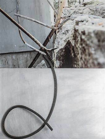 Ulrich Egger 1959 Abbandono - 2006 tecnica Assemblaggio, fotografia, acciaio,...