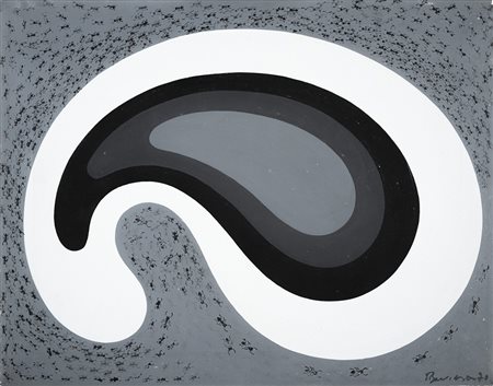 Henri Baviera 1934 Multitude en mouvement - 1970 tecnica Tecnica mista su...