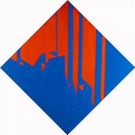 Jan Willem Van Dyken 1940 - 1992 6 different H beams - 1968 tecnica Olio su...