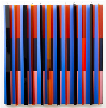 Rafael Perez 1938 Cromotransparencia mobil - 1975 tecnica Tecnica mista su...