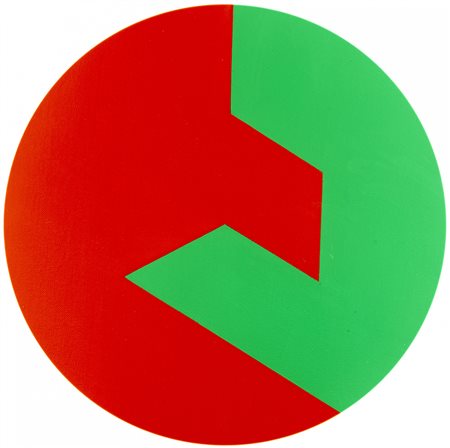 Edoardo Landi 1937 Cubo virtuale in sfera 99 - 2002 tecnica Acrilico su tela...