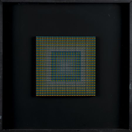 Franco Costalonga 1933 Operazione QQ FG tecnica Cilindretti dipinti su tavola...