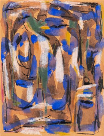 Piero Dorazio 1927 - 2005 Senza titolo - 1957 tecnica Tempera e pastello su...