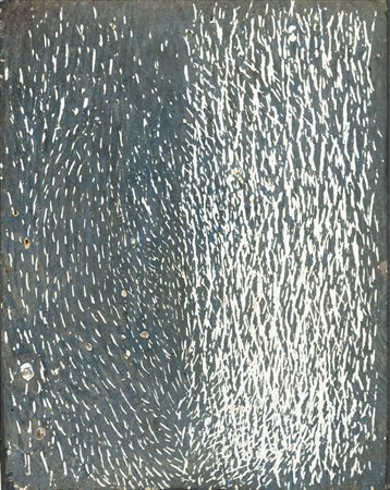 Mario Deluigi 1901 - 1978 Senza titolo tecnica Grattage su tavola Dimensioni...