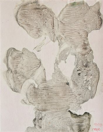 Mark Tobey 1890 - 1976 Senza titolo - 1964 tecnica Tempera su carta...