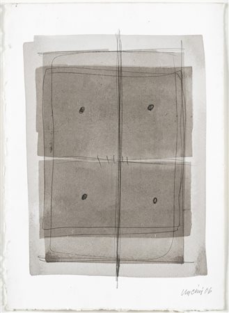 Giuseppe Uncini 1928 - 2008 Senza titolo - 1966 tecnica Tecnica mista su...