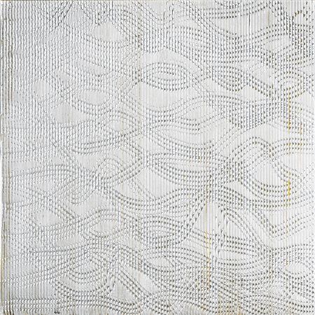 Paolo Masi 1933 Senza titolo - 1979 tecnica Cartone inciso e dipinto in teca...