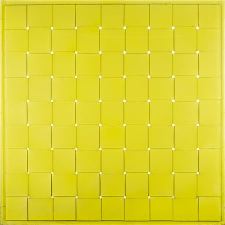 Armando Marrocco 1939 Intreccio - 1966 tecnica Smalto acrilico su cartone...