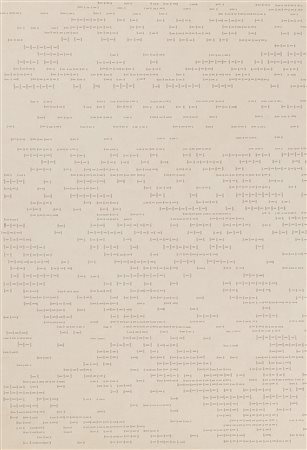 Dadamaino 1935 - 2004 Lettera 1 - 1980 tecnica Inchiostro su carta Dimensioni...