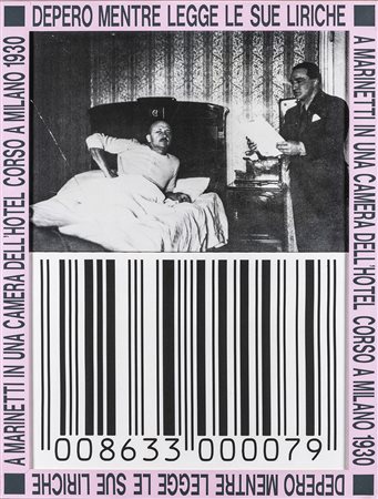 Franco Vaccari 1936 Depero mentre legge le sue liriche a Marinetti in una...