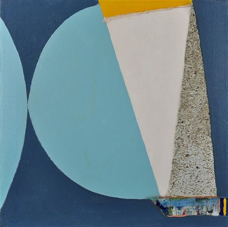 WALTER FUSI Senza titolo Tecnica mista su tela Anno 1994 Dim. 50x50 Al verso...