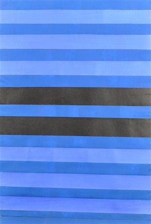 MAURO REGGIANI Senza titolo Collage e tempera su carta Anno 1970 Dim. 49x32...