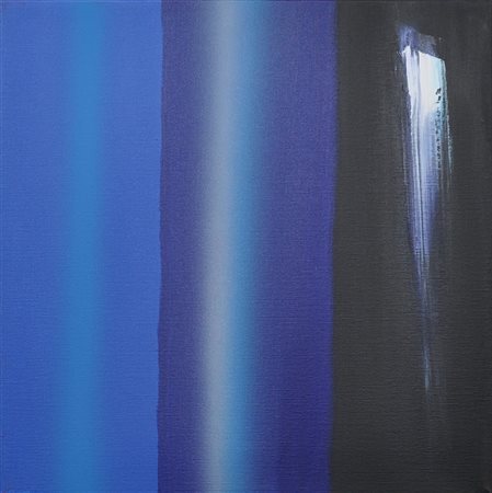 ENNIO FINZI Il verso del colore Acrilico su tela Anno 2009 Dim. 40x40...