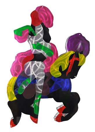 MARCO LODOLA Senza titolo Scultura luminosa plexiglass e neon Anni 2000...