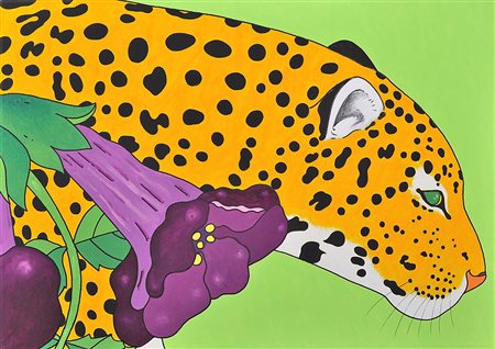 LUIGI MASTRANGELO Senza titolo Acrilico su tela Anno 2010 Dim. 50x70...