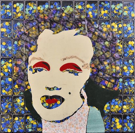 CARLO PASINI Fate vobis Tecnica mista e puntine su carta Anno 2017 Dim. 39x39...