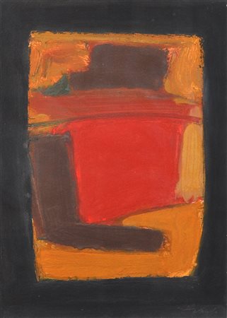 RINO VALIDO Senza titolo Tecnica mista su carta Anni 80 Dim. 62x43 Firmato in...