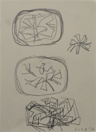 RICCARDO LICATA Progetti 1987 Pastelli su carta Anno 1987 Dim. 16,9x11,8...