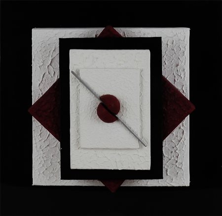 STEFANO SABA' Tecnostruttura Tecnica mista con teca in plexiglass Anno 2009...