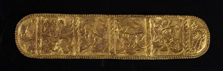 BRACCIALE IN STILE ETRUSCO DATAZIONE: inizi sec. XX MATERIA E TECNICA: oro a...