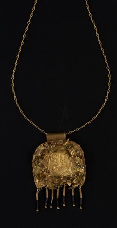COLLANA IN STILE ETRUSCO DATAZIONE: inizi sec. XX MATERIA E TECNICA: oro a 24...
