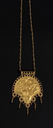 COLLANA IN STILE ETRUSCO DATAZIONE: inizi sec. XX MATERIA E TECNICA: oro a 24...