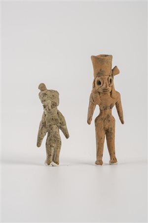 DUE STATUETTE MERGHAR DATAZIONE: III millennio a.C. MATERIA E TECNICA:...