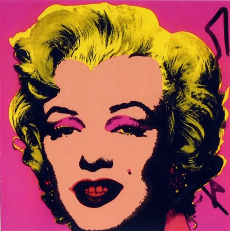 Andy Warhol Pittsburgh 1928 New York 1987 Marilyn, Castelli invitation Anno...