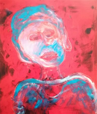 Tano Festa Roma 1938 – Roma 1988 “Senza titolo” Acrilico su tela Anno 1985 cm...