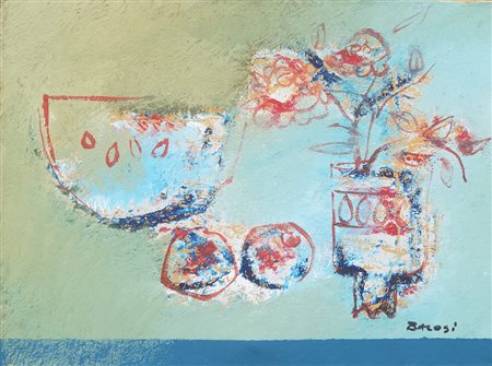 Manlio Bacosi Perugia 1921 Perugia 1998 “Senza titolo” Olio su tela cm 30x40...