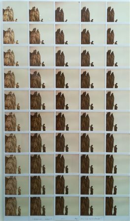 Maurizio Galimberti Como 1956 “Firenze” Mosaico polaroid cm 84x47 Anno 2011...