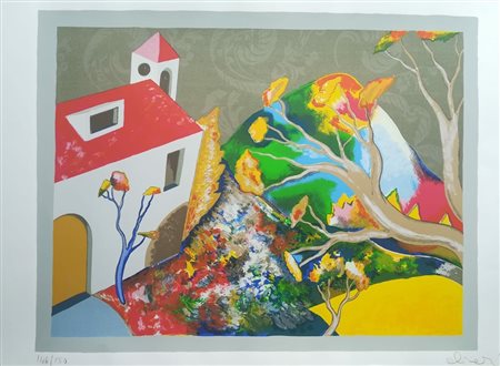 Luca Alinari Firenze 1943 Firenze 2019 “Senza titolo” Litografia su carta cm...