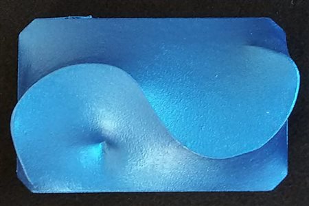 Giuseppe Amadio Todi 1944 “Gumbra” Acrilico/tela (à reliefs dans boìte en...