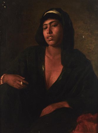 Alois Hans Schram NEFUSA olio su tela, cm 80x60