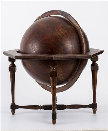 GLOBO TERRESTRE Roma 1843