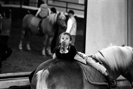 Cristiano Belloni AA Animal Aid / Ippoterapia 1, 2007/08 Fotogafia B/N su...