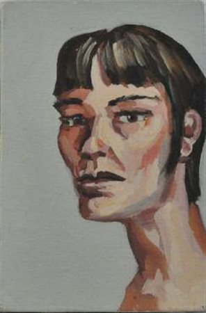 Alessandro Bazan Invidiosa 18, 2004 Olio su tela 20x30 cm