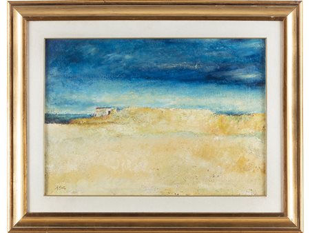 Giovanni Jurato (1947) Paesaggio 50x70 cm Olio su tela