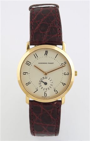 Audemars Piguet: orologio da polso con cassa rotonda in oro giallo, secondi...