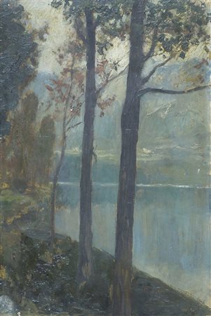 Lotto di 3 opere ad olio, misure e soggetti diversi.